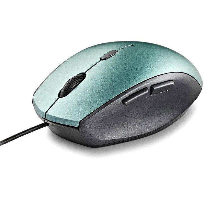 NGS Moth Ice Ratón Ergonómico Verde Hielo